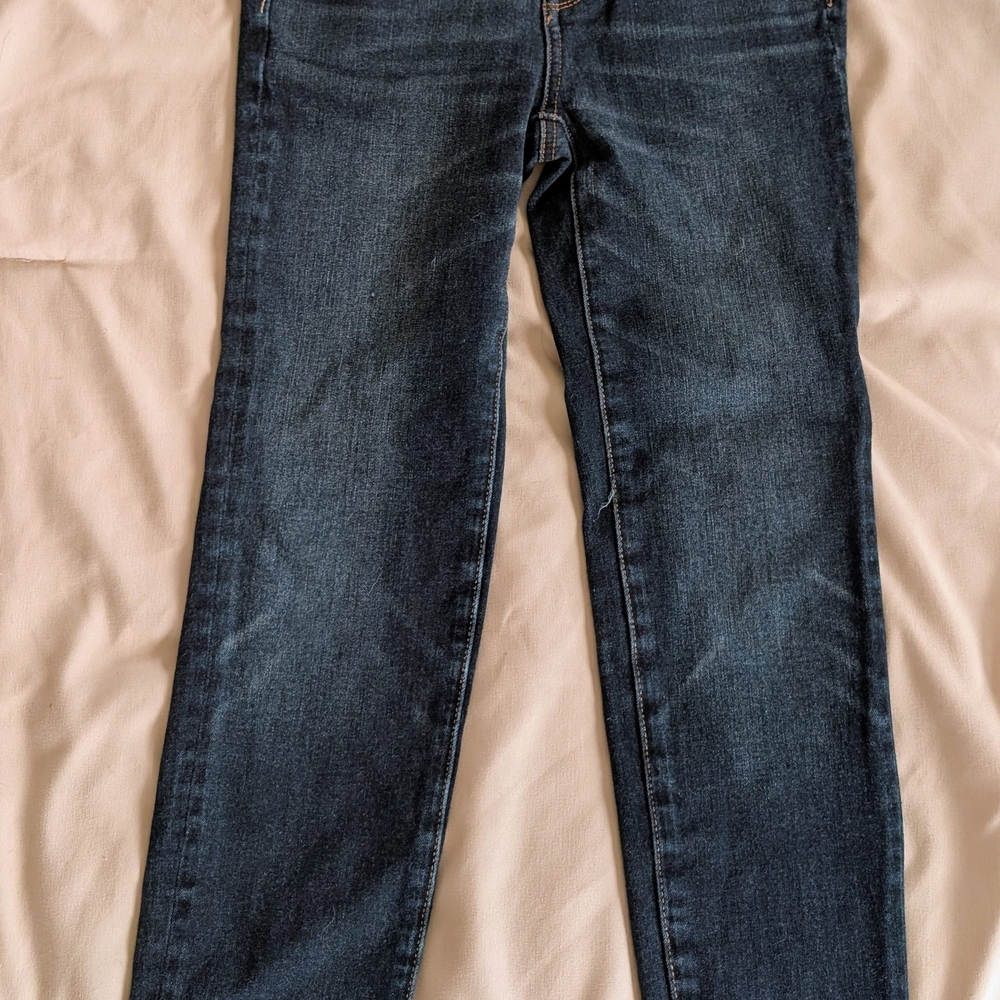 American Eagle Outfitters Dark Blue Straight Leg Jeans